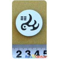 Danganronpa Cosplay Peko Pekoyama Accessories Brooch
