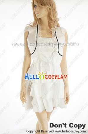 Party Cosplay White Cape Lady Sling Dress Uniform Costume