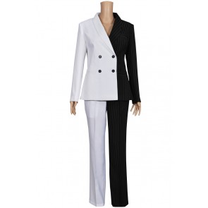 Lady Two Face Costume Uniform Suit