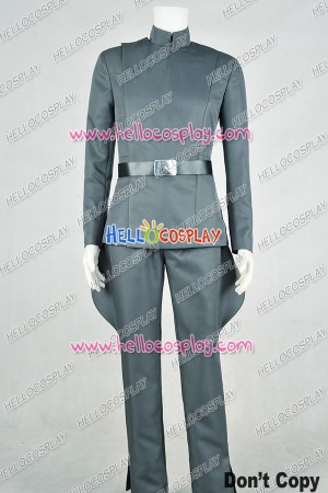 Star Wars Imperial Stormtrooper Officer Admiral Cosplay Costume Gray