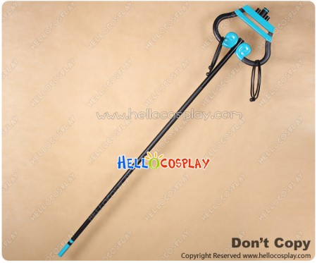 Vocaloid Hell-type Human Zoo Cosplay Isshokusokuhatsu Zen Staff Stick Weapon