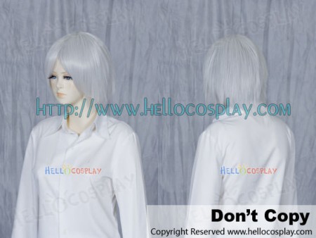 Silver Grey Short Cosplay Wig