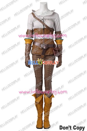 The Witcher 3 Wild Hunt Cirilla Fiona Elen Riannon Ciri Cosplay Costume 