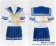 Lucky Star Cosplay Konata Izumi Costume Summer Sailor Uniform