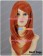 Dark Orange Cosplay Wavy Wig