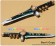 Kyōryū Sentai Zyuranger Cosplay Green Warrior Burai Dragon Ranger Broadsword Prop