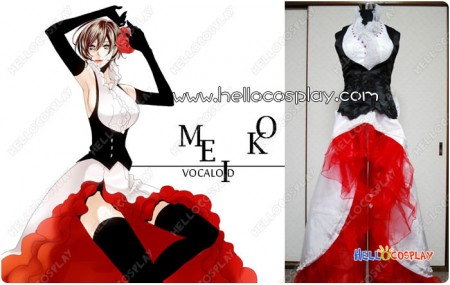 Vocaloid 2 Cosplay Just A Game Crimson Camellia Meiko Costume