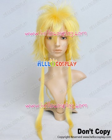 Bleach Cosplay Tia Harribel Golden Yellow Wig Longer Section