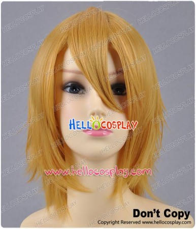 Sienna Yellow Short Layered Cosplay Wig