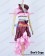 Karneval Cosplay Eva Pink Satin Dress Costume