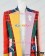 Doctor Cosplay Series 6th Sixth Dr Colorful Lattice Stripe Coat Costume
