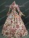 Victorian Lolita Reenactment Stage Antique Gothic Lolita Dress Red Floral