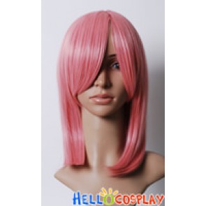 Pink 45cm Cosplay Straight Wig