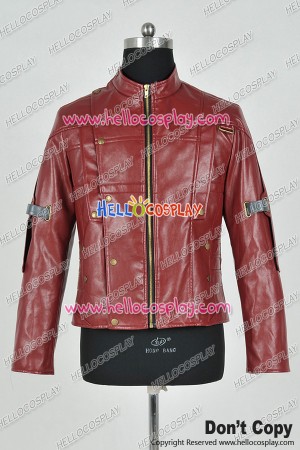 Guardians Of The Galaxy 2014 Star-Lord Peter Quill Cosplay Costume Leather Jacket