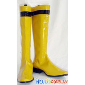 Tokusou Sentai Dekaranger Cosplay Yellow Boots
