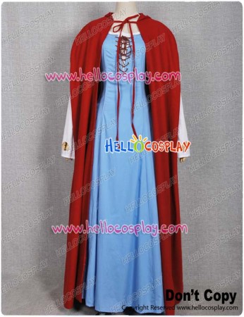 Red Riding Hood Valerie Cosplay Costume Dress Cape