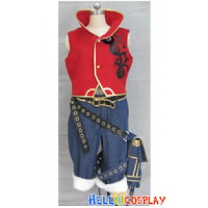 One Piece Monkey D Luffy Cosplay Costume Hat Bag Full Set