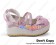Pink White Heart Shaped Buckles Platform Princess Lolita Shoes
