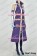 Fairy Tail Cosplay Titania Erza Scarlet Costume Purple Combat Uniform