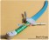 BlazBlue Cosplay Jin Kisaragi Snow Sword Weapon