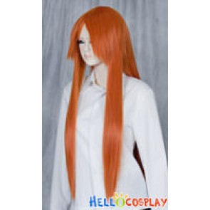 Bright Orange Medium Cosplay Straight Wig