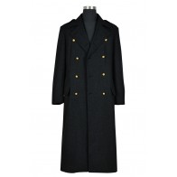 Doctor Torchwood Captain Jack Harkness Cosplay Costume Black Trench Coat