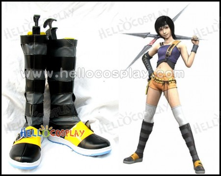 Final Fantasy Cosplay Shoes Yuffie Kisaragi Boots