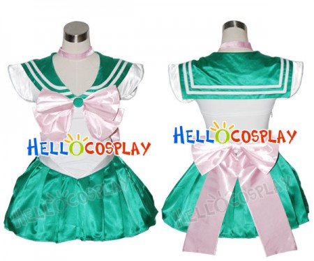 Sailor Moon Sailor Jupiter Makoto Kino Cosplay Costume