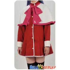 Kanon Cosplay Nayuki Minase Pink Red Uniform Costume