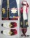 Monster Hunter 3rd Cosplay Nadesiko Uniform Costume Red Ver Gold