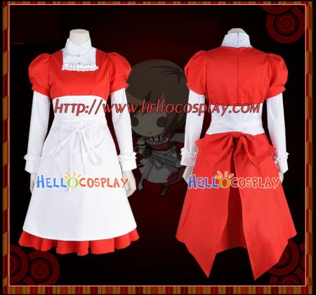 Vocaloid 2 Cosplay Meiko Red Maid Dress