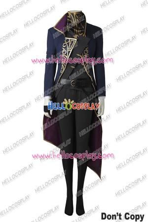 Dishonored 2 Emily Kaldwin Cosplay Costume Uniform