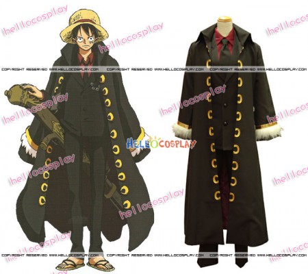 One Piece Strong World OVA Monkey D Luffy Cosplay Costume