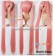 Vocaloid 2 Hatsune Miku Pink Cosplay Wig Ponytail Wig