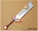 World Of Warcraft WOW Cosplay Ashbringer Broadsword Weapon Silver
