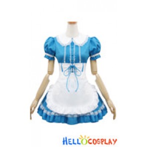 Angel Feather Cosplay Alice Cute Maid Dress Costume