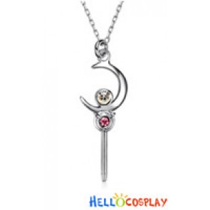 Sailor Moon Cosplay Usagi Tsukino Transfiguration Star Moon Stick Necklace