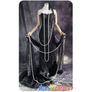 xxxHolic Cosplay Ichihara Yuuko Black Lace Dress Costume