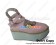 Pink Ankle Strap Platform Punk Lolita Shoes