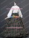 Dickens Country Plaid Tartan Victorian Gothic Ball Gown Period Lolita Dress Costume