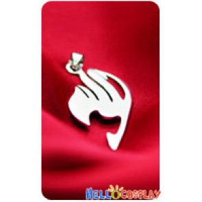 Fairy Tail Cosplay Guild Logo Silver Necklace Pendant