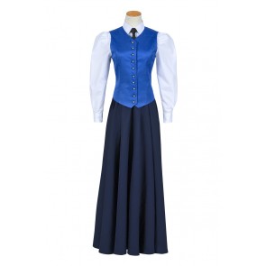 Doctor Series 7 The Crimson Horror Jenny Flint Maid Dress Cosplay Costume