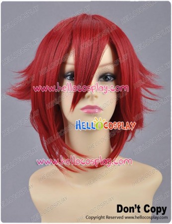 Red Short Cosplay Wig 007