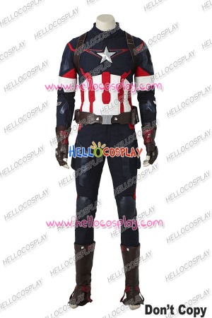 Avengers Age Of Ultron Cosplay Captain America Costume Uniform