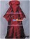 Historical Retro Dress Costume Vintage Red Ball Gown