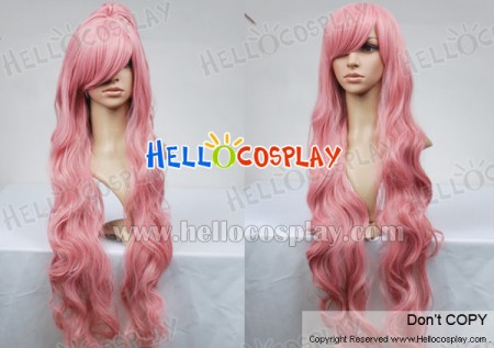 Vocaloid 2 Cosplay Megurine Luka Pink Long Wig