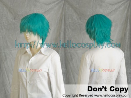 Neon Blue Cosplay Short Layer Wig
