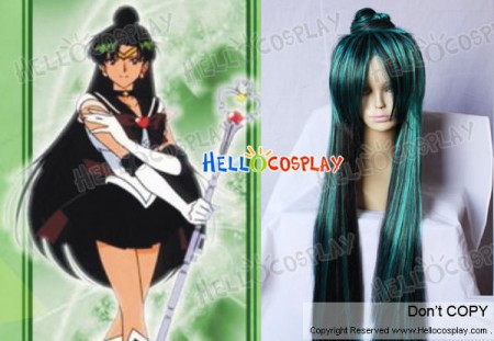 Sailor Moon Pluto Meiou Setsuna Cosplay Wig