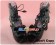 Black Ruffle Wide Ankle Straps Chunky Sweet Lolita Shoes