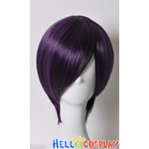 Purple Black 004 Short Cosplay Wig